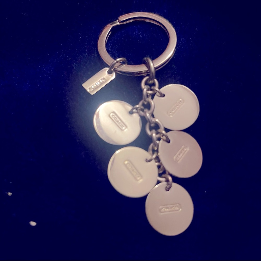 Coach gold tone charm keychain - Picture 4 of 6